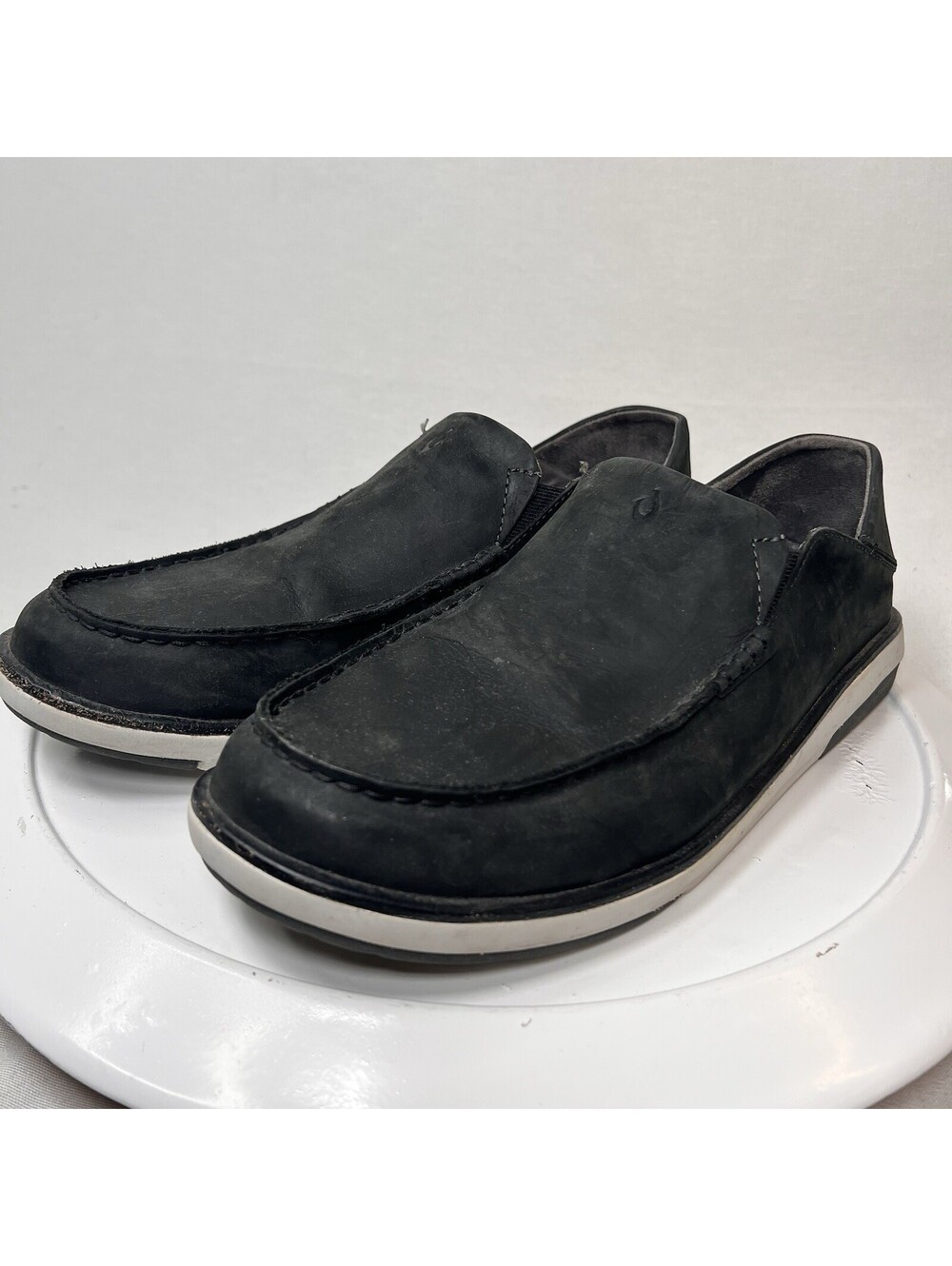 OluKai Kalia Slip On Shoes Men's Black Size 11.5